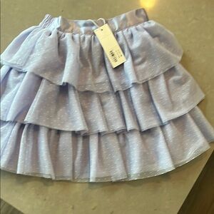 Janie and Jack Periwinkle blue Bubble Mini Skirt